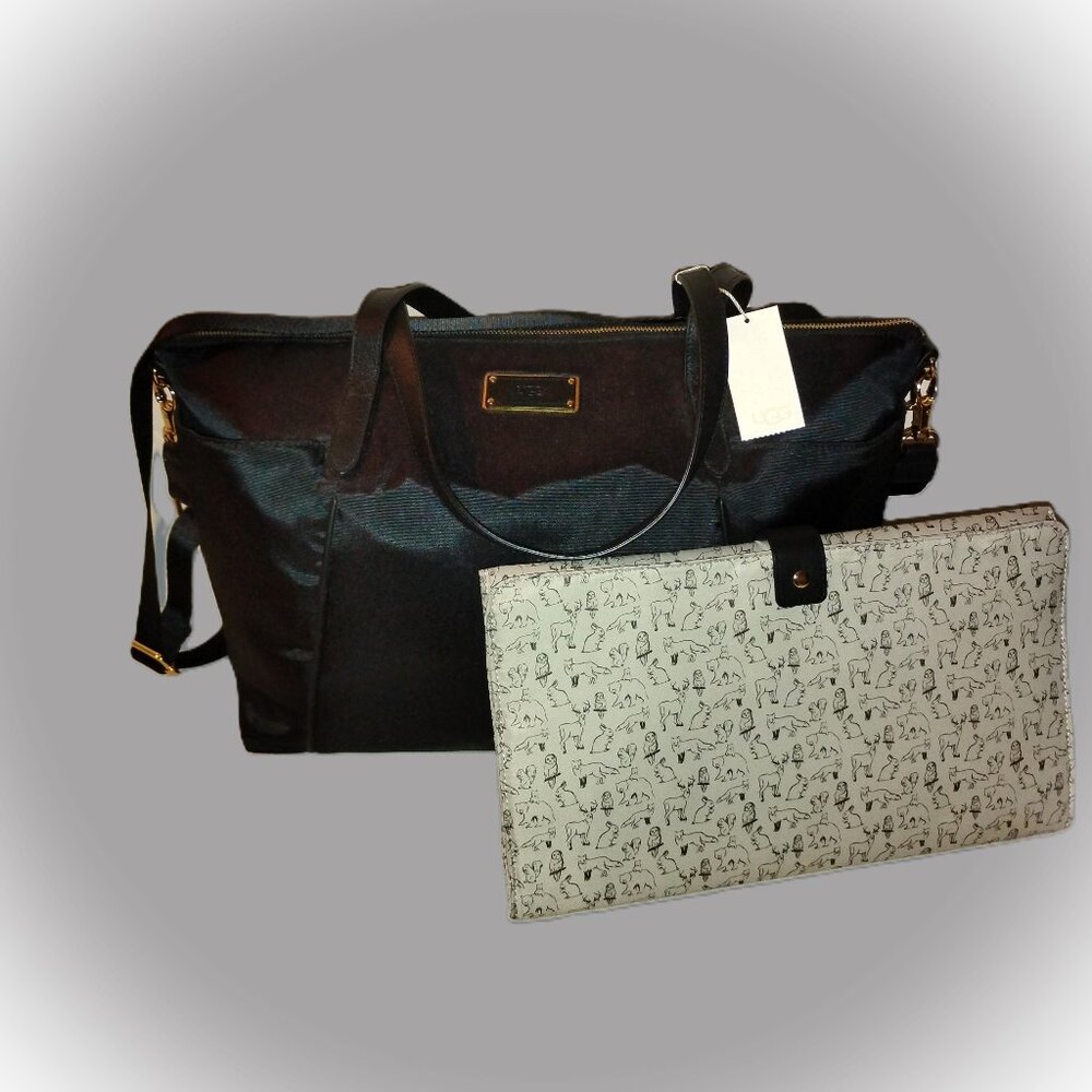 UGG Australia Black Lara Baby Bag